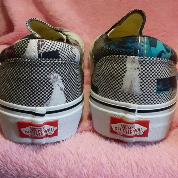 add on $55 Pristine Van's van doren rare slips 7.5W 6M graphic - - Picture 3 of 5